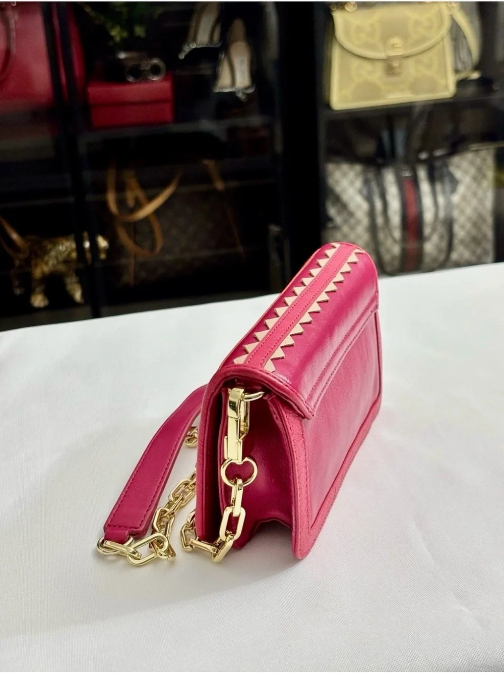 Tory Burch Robinson Zig Zag Crossbody Bag.